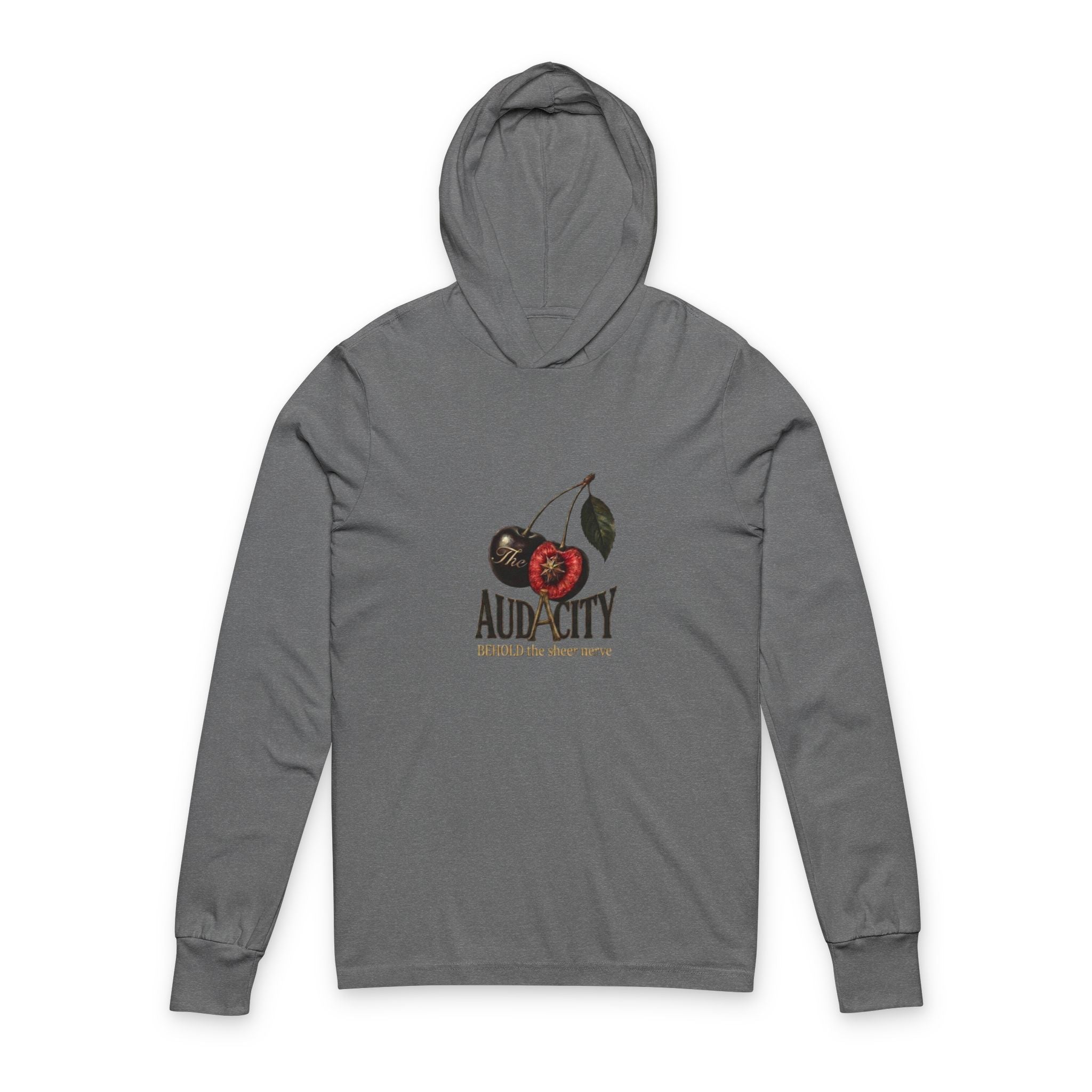 The Cherry Of Audacity Hooded Long Sleeve Tee