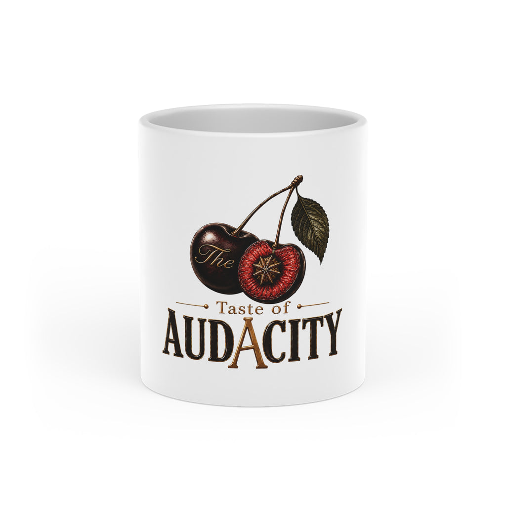 The Taste of Audacity Cherry Heart Mug