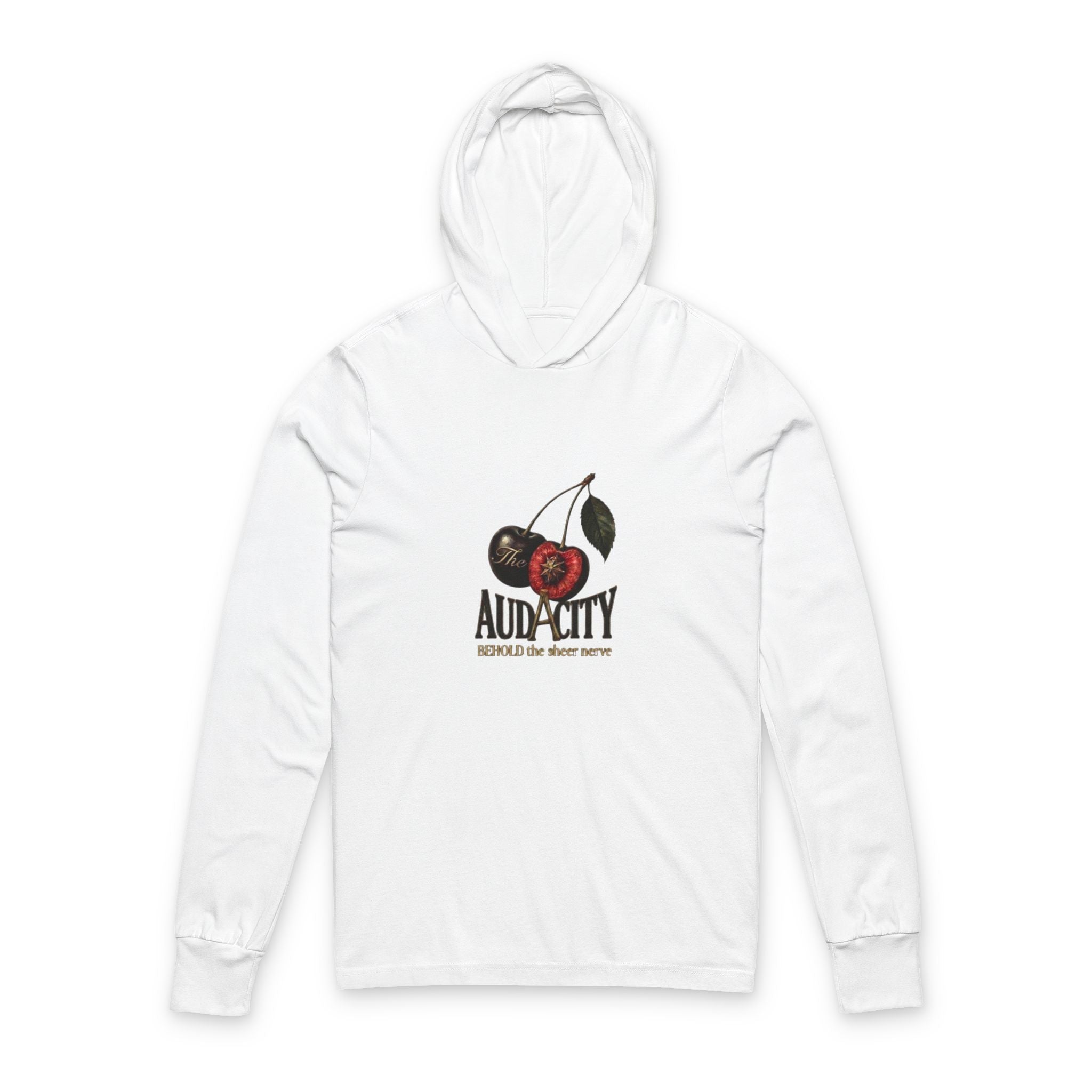 The Cherry Of Audacity Hooded Long Sleeve Tee