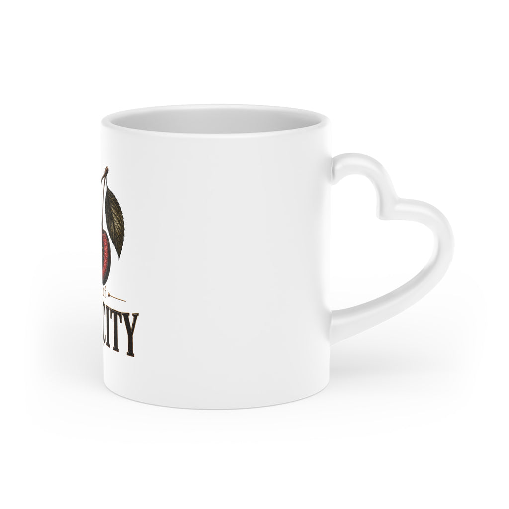 The Taste of Audacity Cherry Heart Mug
