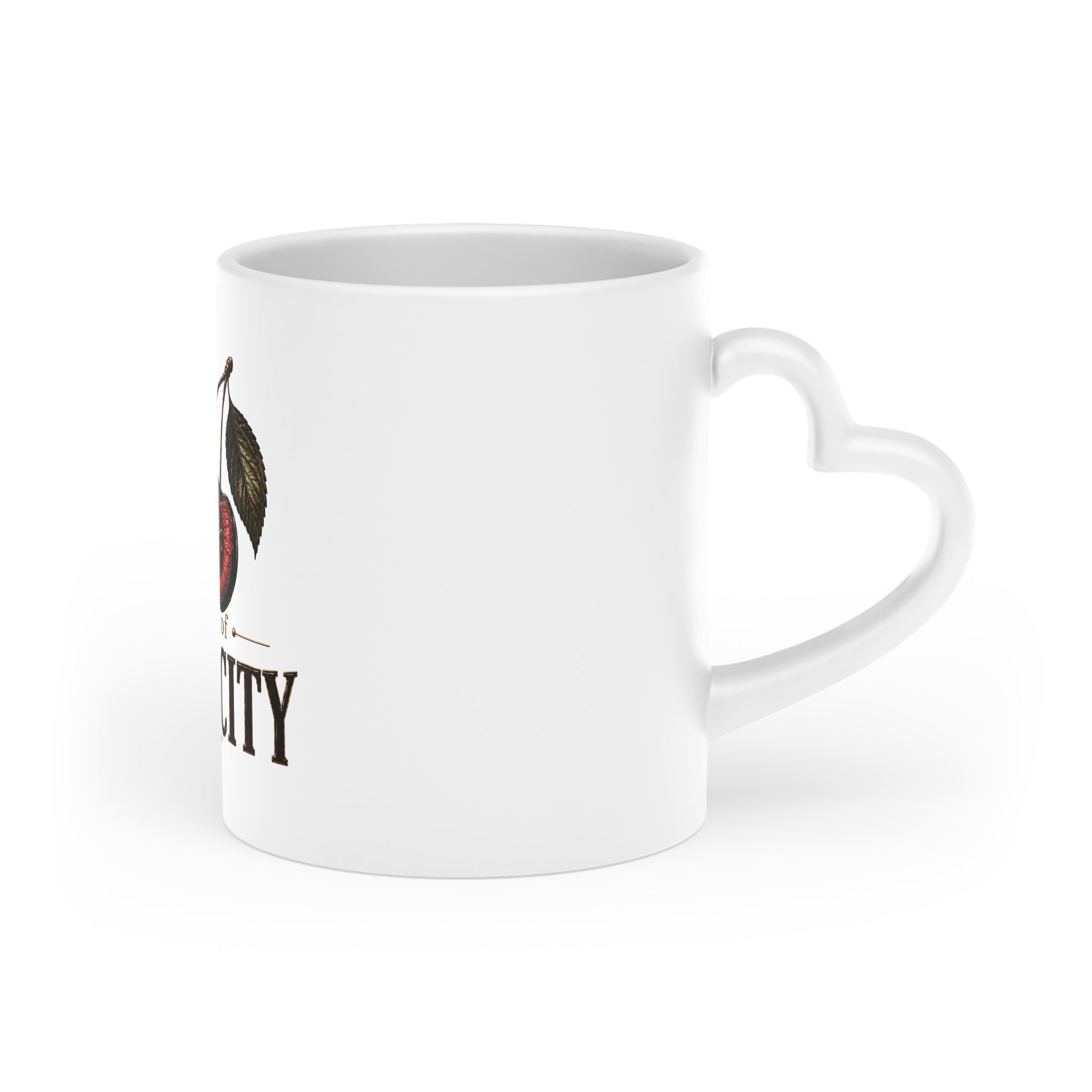The Taste of Audacity Cherry Heart Mug