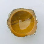 Mustard Yellow Agate Geode Nut/trinket/Jewellery Bowl-3