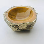 Mustard Yellow Agate Geode Nut/trinket/Jewellery Bowl-4