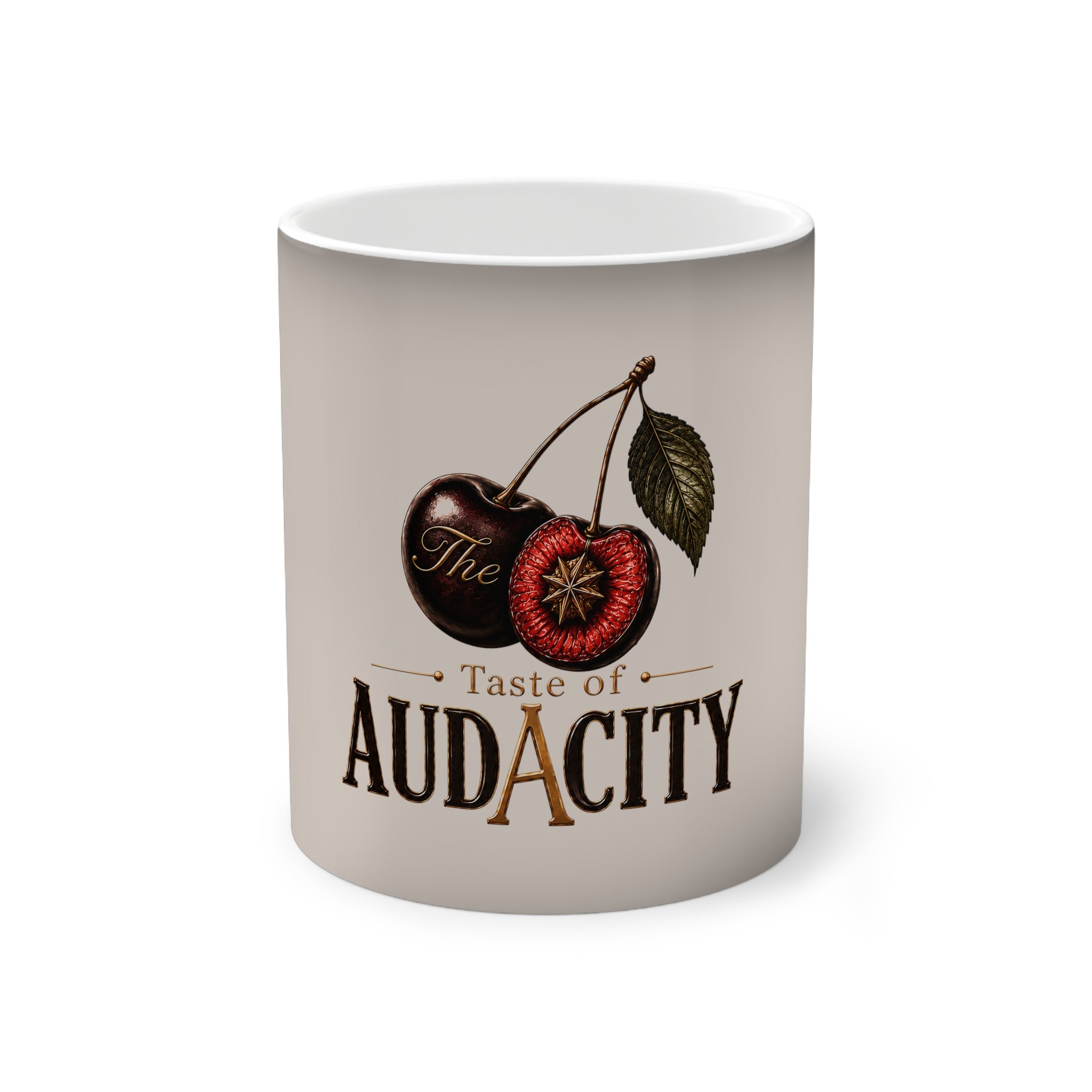 The Taste of Audacity in a color-changing Mug