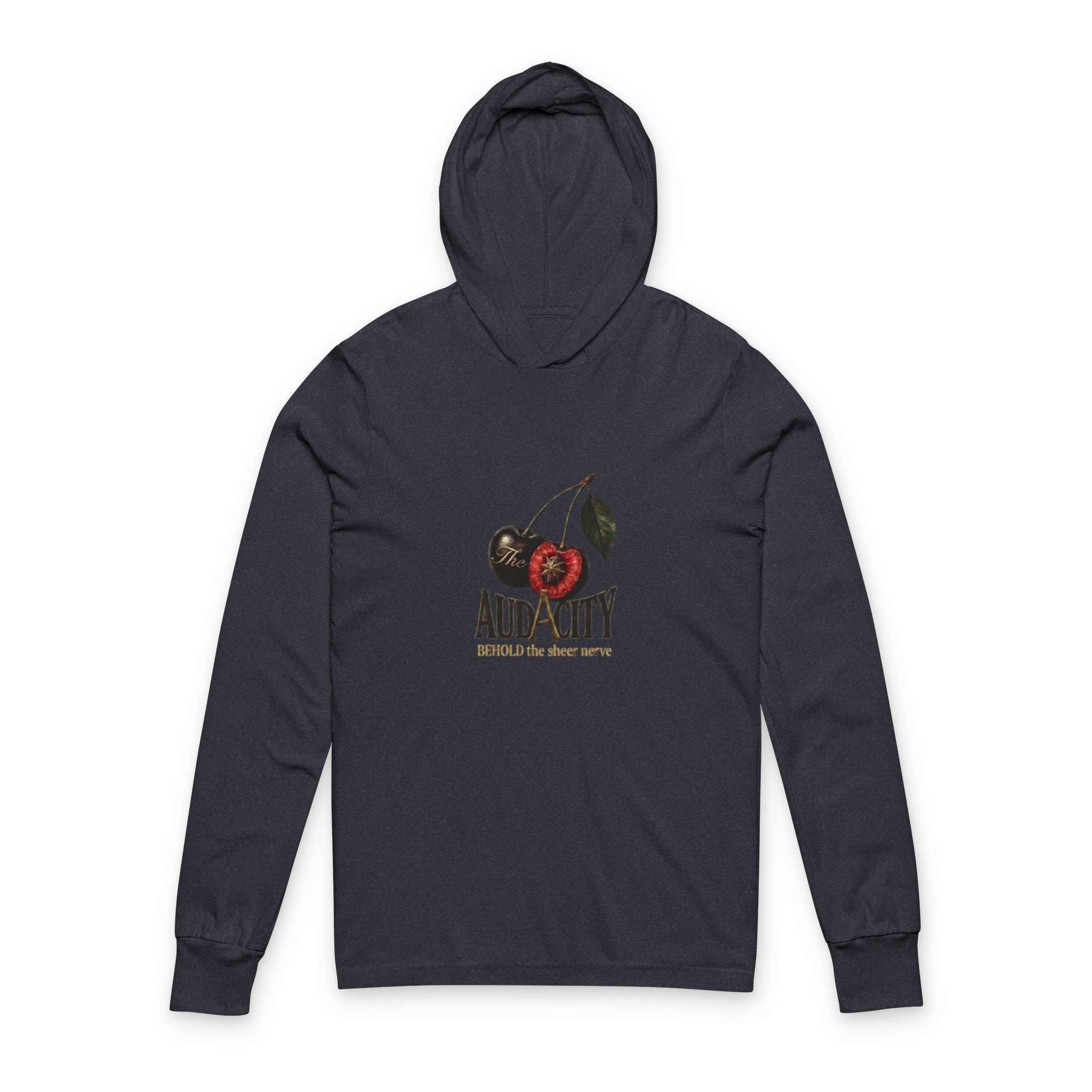 The Cherry Of Audacity Hooded Long Sleeve Tee