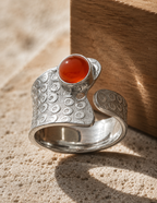 Natural Carnelian Ring