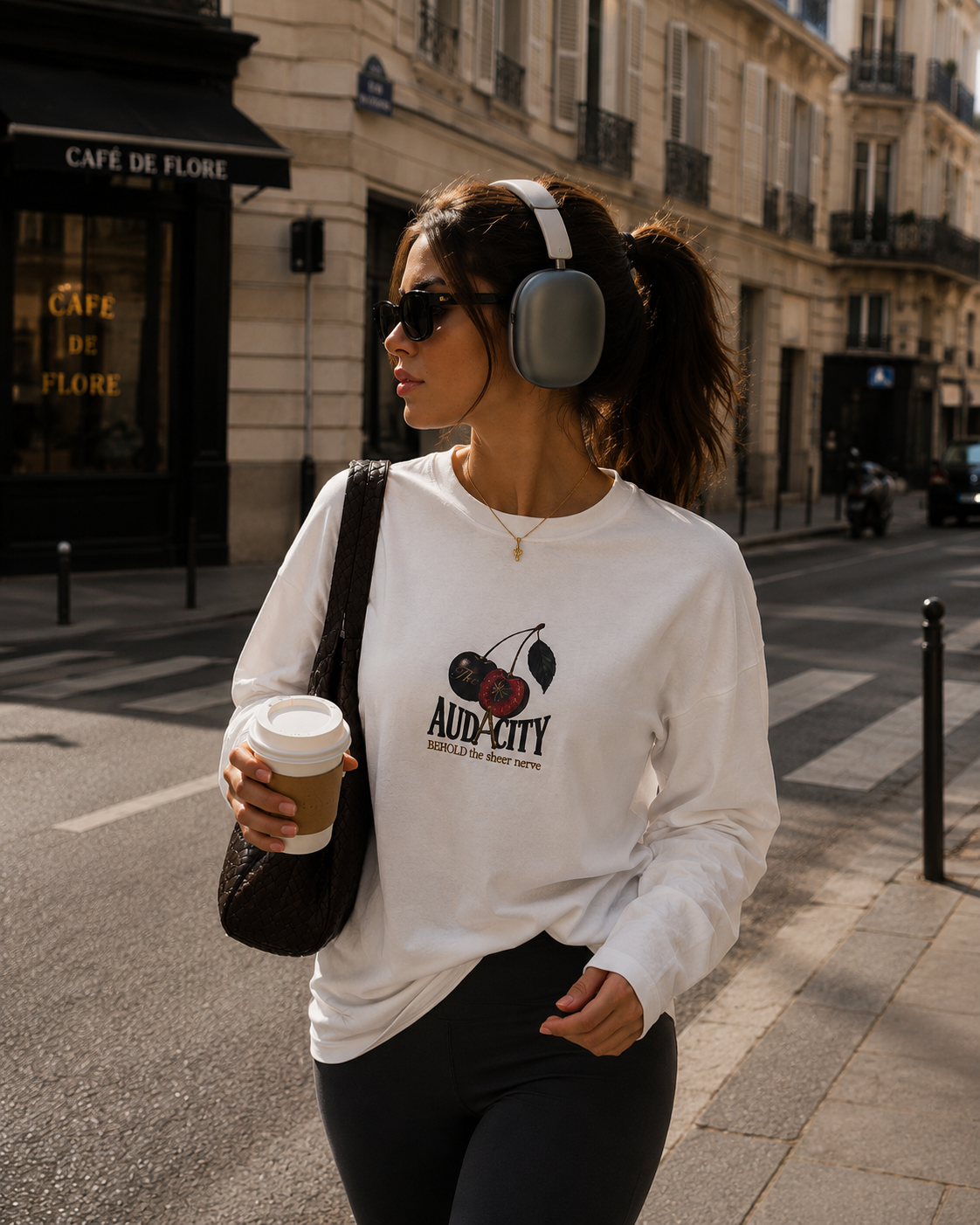 The Audacity Cherries Long Sleeve Tee