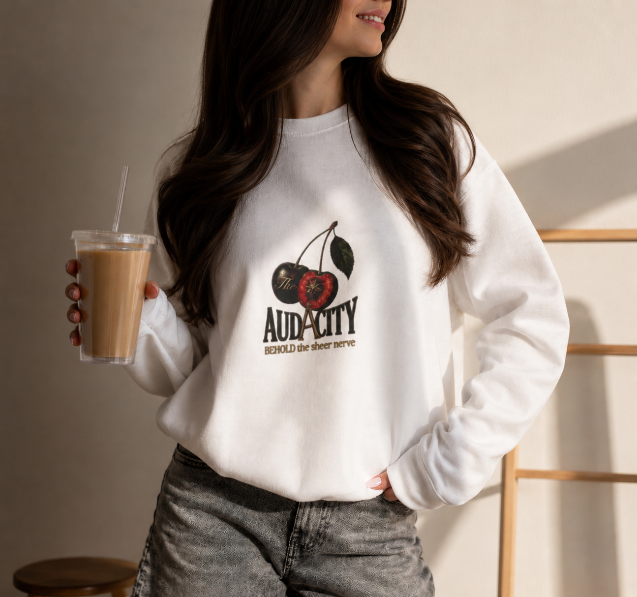 The Cherry Of Audacity Crewneck Sweatshirt