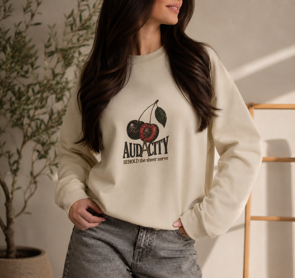 The Cherry Of Audacity Crewneck Sweatshirt