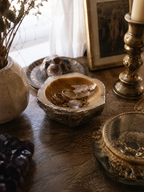 Mustard Yellow Agate Sacred Bowl