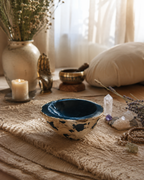 Green Blue Agate Sacred Bowl