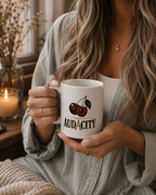 The Taste of Audacity Cherry Heart Mug