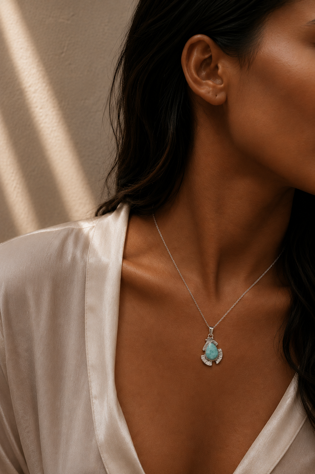 Natural Amazonite Pendant