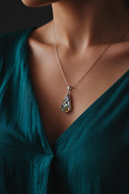 Copper Abalone Shell Pendant