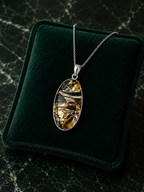 Copper Abalone Shell Pendant