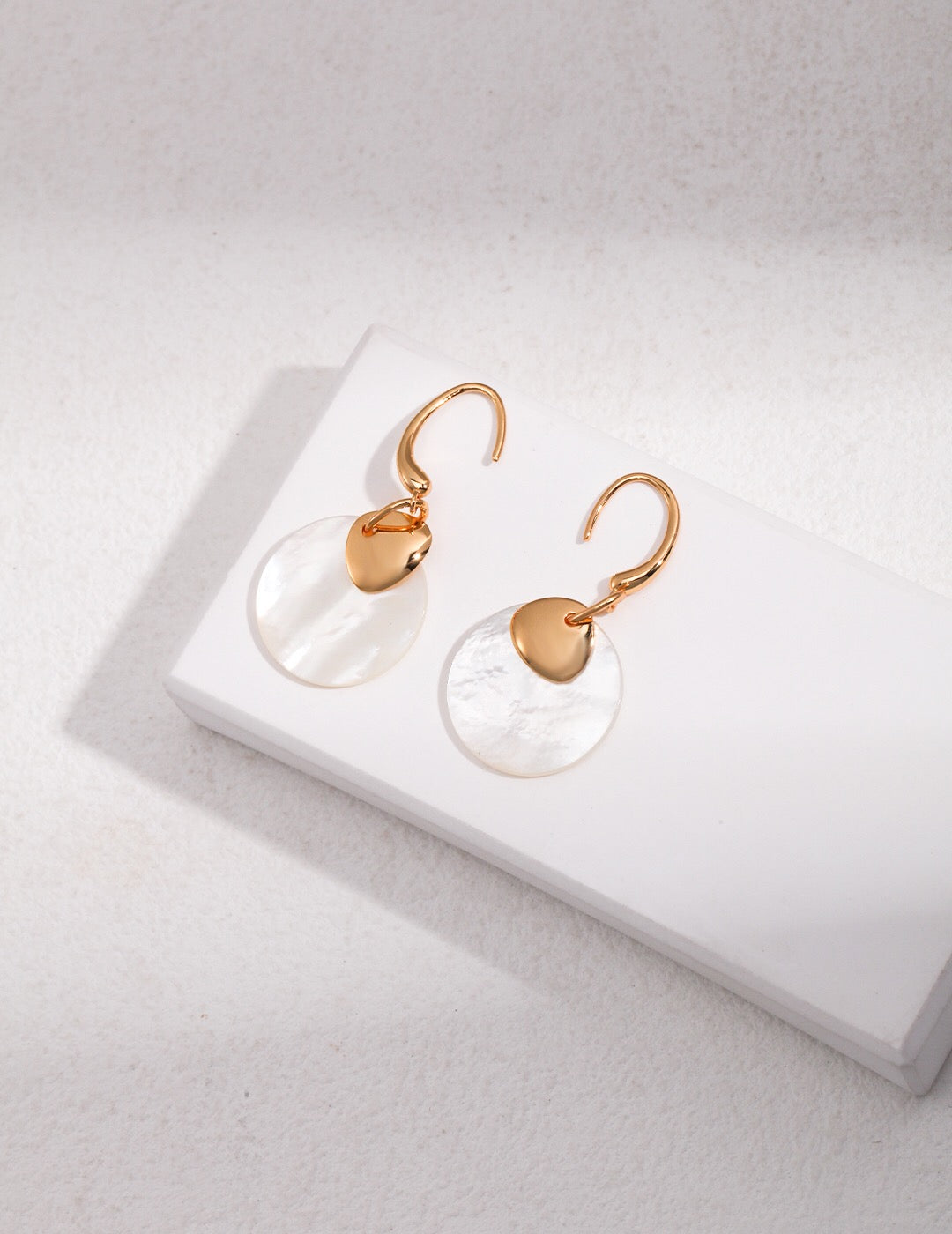 Mother-of-Pearl Dangle Earrings