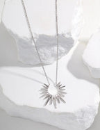 Sun Ray Necklace — Sacred Sun Pendant