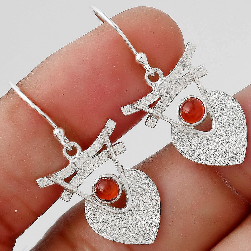 Natural Carnelian Earrings