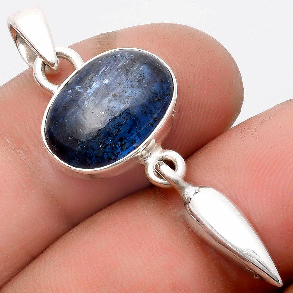 Natural Blue Kyanite Pendant