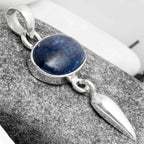 Natural Blue Kyanite Pendant