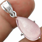 Natural Rose Quartz Cab - Madagascar Pendant P-1013 SDP123299-0