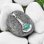 Natural Paraiba Amazonite Pendant
