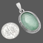 Natural Green Aventurine Pendant