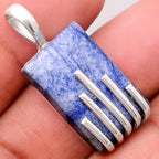Natural Dumortierite Quartz Pendant P-1559 SDP155246-0