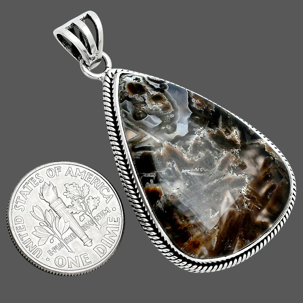 Natural Stick Agate Pendant