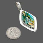 Natural Spiny Oyster Turquoise Pendant