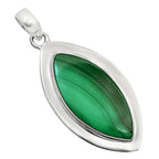 Natural Malachite Eye Pendant