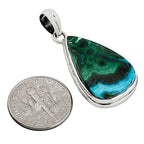 Azurite In Malachite Pendant P-1124 SDP158749-1
