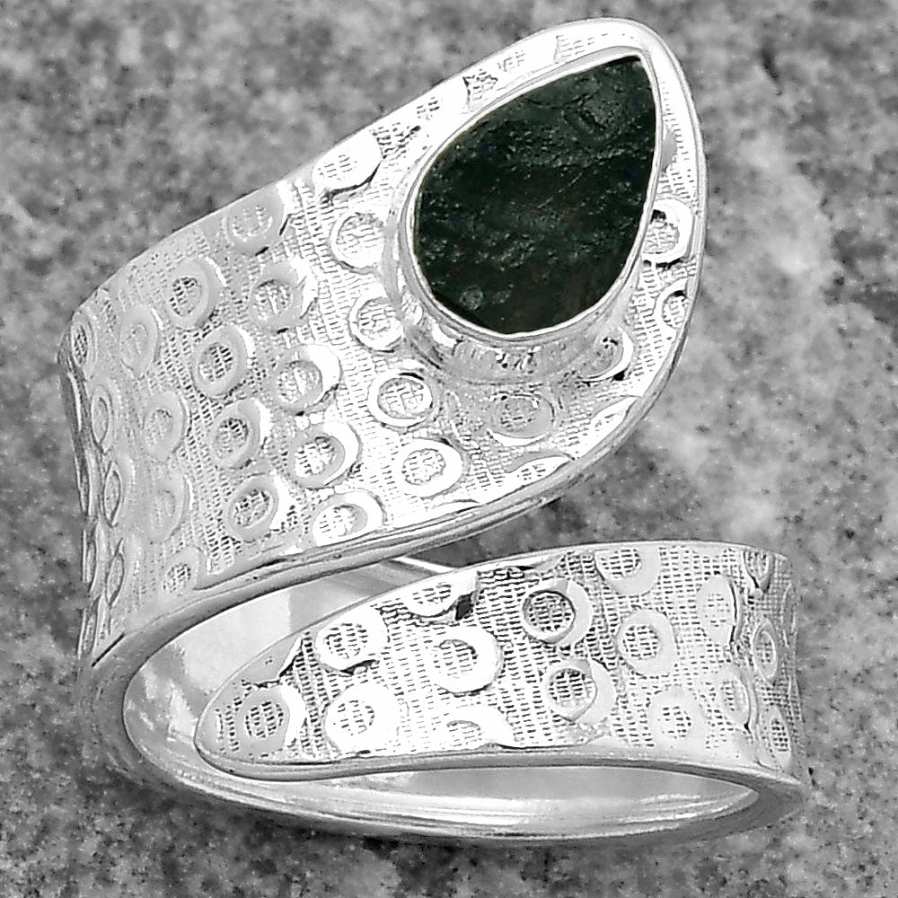 Natural Tektite Ring