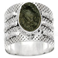 Natural Tektite Ring | Cosmic Impact Stone