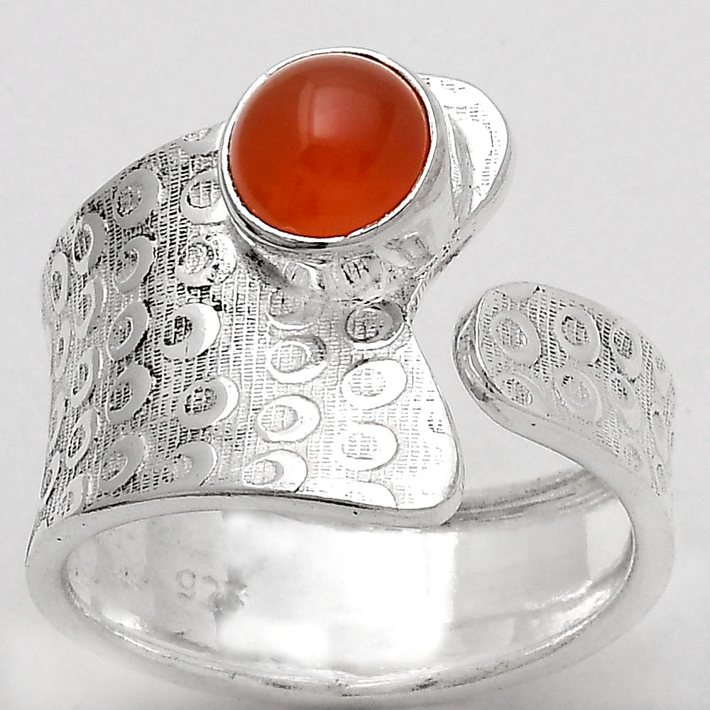 Natural Carnelian Ring