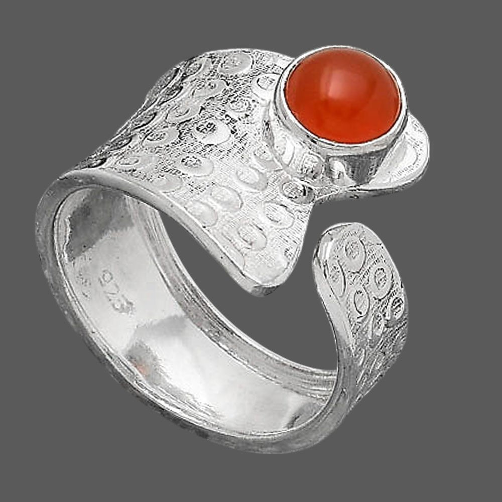 Natural Carnelian Ring