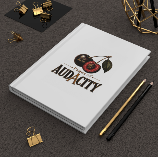The Pages of Audacity Hardcover Journal