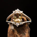 Citrine Silver Ring — The Merchant's Stone