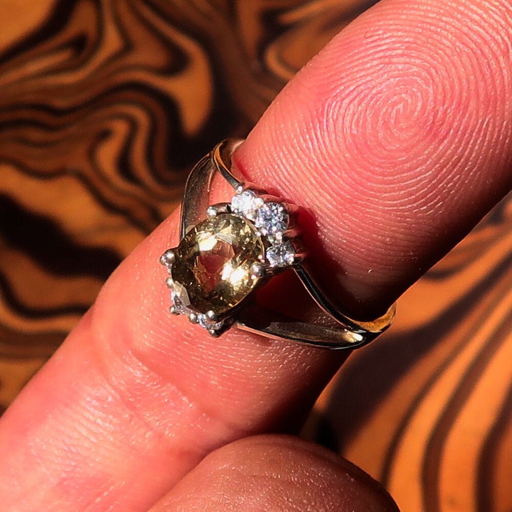 Citrine Silver Ring — The Merchant's Stone