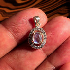 Ceylon Moonstone Pendant — 925 Sterling Silver & Sacred Light