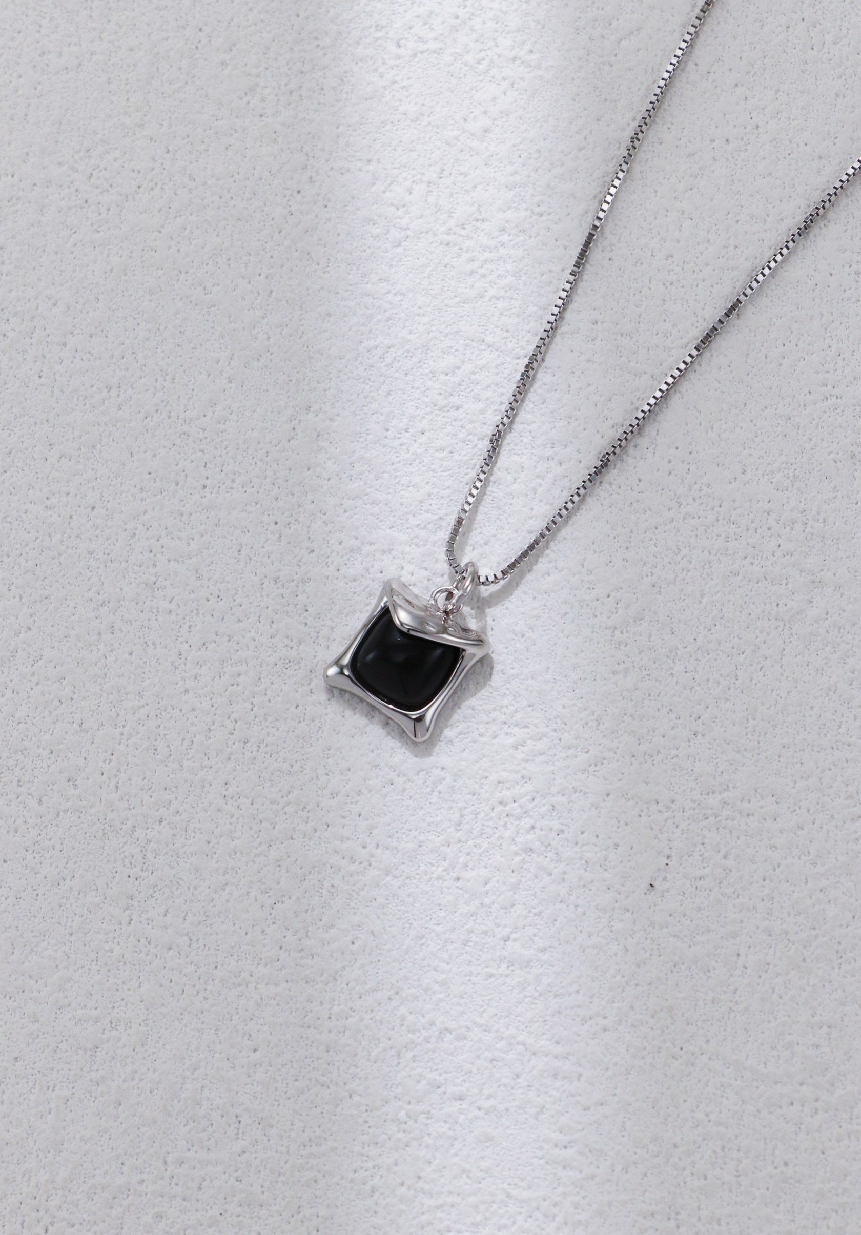 Black Onyx Necklace — Stone of Protection & Inner Strength