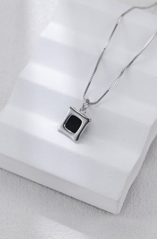 Black Onyx Necklace — Stone of Protection & Inner Strength